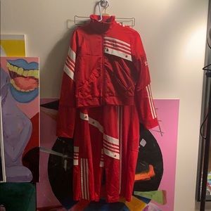 Adidas * Danielle cathari bright red set